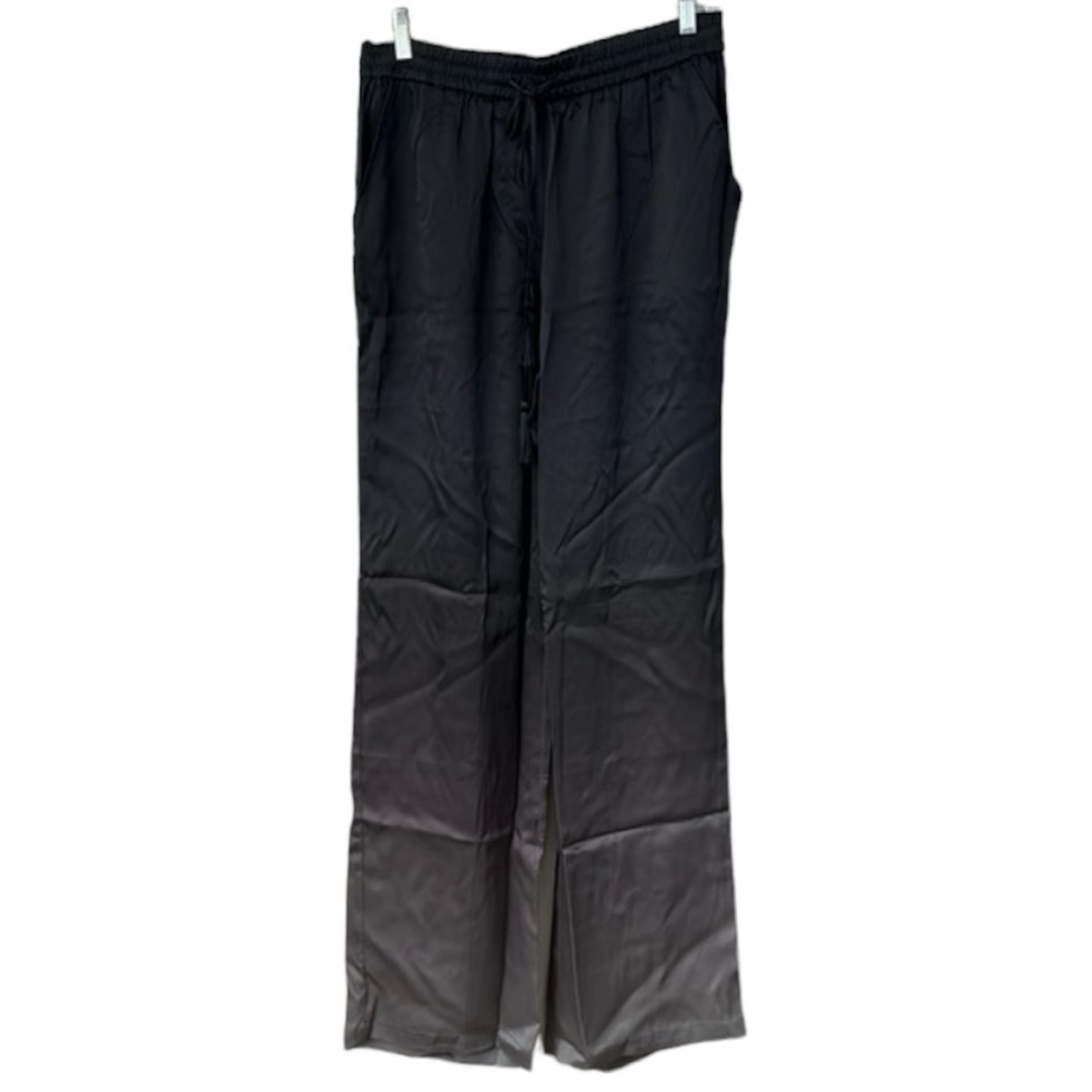 Badgley Mischka Black Ombre Silk Pull On Pants Size M